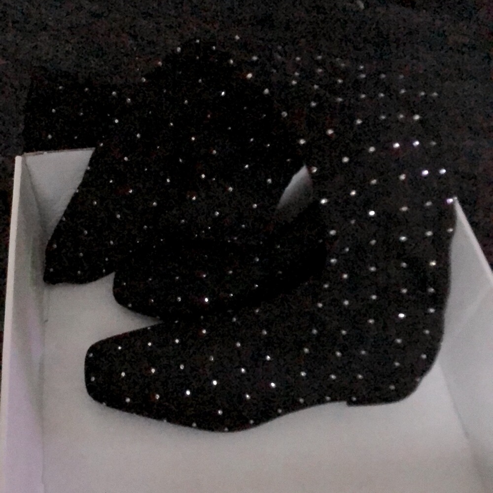 DESIGN CONCEPT STUDIO (9) studded classy flat square toe over the knee boots